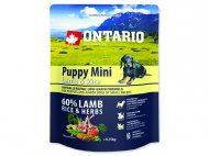 Ontario puppy mini Lamb+rice 0,75kg