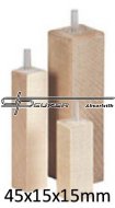 Hobby vzduchovací kamínek-lipové dřevo 45x15x15mm
