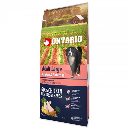 Ontario Adult Large Chicken & Potatoes & Herbs 12kg