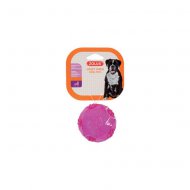 Gumový pískající míček pro psy růžový 7,5cm