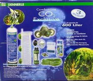 DENNERLE CO2 Eclusive 600l jednocestn sada CO2