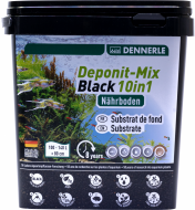 Dennerle substrát Deponit Mix Black 10in1 - 4,8kg - živná půda pro rostlinná akvária