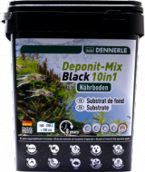 Dennerle substrát Deponit Mix Black 10in1 - 9,6kg - živná půda pro rostlinná akvária