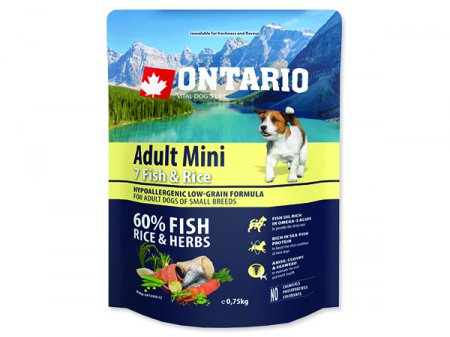 Ontario Adult, mini fish+rice, 0,75kg
