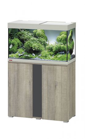 EHEIM Vivaline LED 126 dub šedý, akvárium s osvětlením, filtrem a topením